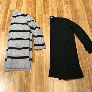 Two madewell cardigans; sold together